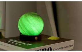 Decorazione luminosa marrone scuro con ricarica USB ø 8 cm Sand Storm – Gingko