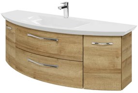 Mobile da bagno sotto lavabo PELIPAL Cassca L 139 x H 48 x P 46.2 cm 2 cassetti 2 ante, lavabo non incluso