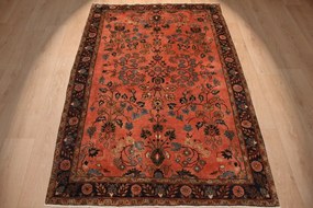 Sarouk Tappeto 140 x 200 (Iran) Annodato A Mano