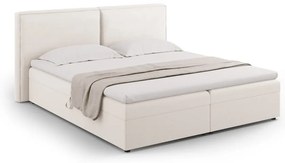 Letto boxspring color crema con contenitore 180x200 cm Arendal – Cosmopolitan Design