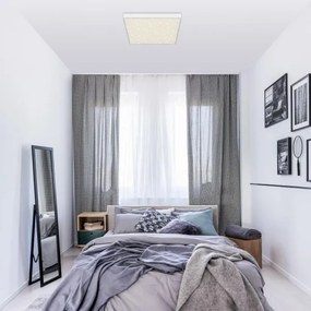 Briloner 7078-416 - Plafoniera LED STAR SKY LED/21W/230V 28x28 cm bianco