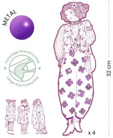 Disegni da colorare per piccoli stilisti - Rosemary & amiche