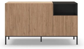 Cassettiera color legno naturale 140x80 cm Cailin - Marckeric