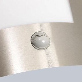Lampada da parete per esterni moderna in acciaio con sensore di movimento IP44 - Emmerald 1
