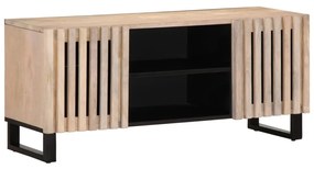 Mobile porta tv 105x34x46 cm in legno massello di mango