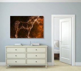 Quadro su tela – Cavallo astratto