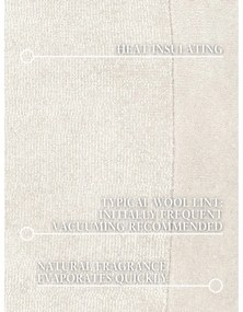 Tappeto color crema in misto lana tessuto a mano 125x200 cm Kari Organic – Villeroy&amp;Boch