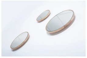 Specchio da parete con cornice in rovere massiccio , ⌀ 32 cm Look - Gazzda