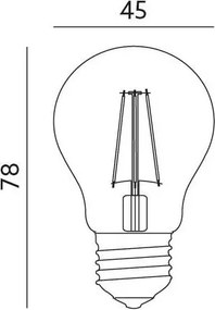 Lampadina LED 1xE27/4W/230V 3000K