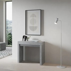 Consolle allungabile ROXELL Cemento 90x40/196 cm