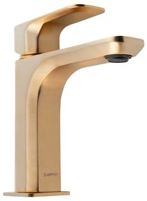 Rubinetto per lavandino dorato verticale Spy – Sapho