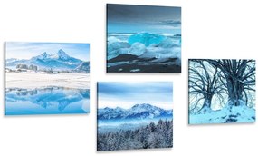 Set di quadri – Regno innevato