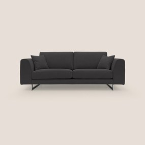Armony Divano moderno con slitte in acciaio e tessuto impermeabile T02