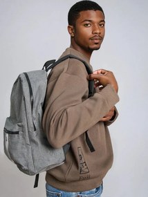 Sinsay - Zaino con elementi riflettenti - grigio chiaro