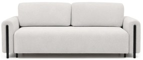 Divano color crema allungabile/con contenitore e rivestimento in bouclé 244 cm Arcadova – ELTAP