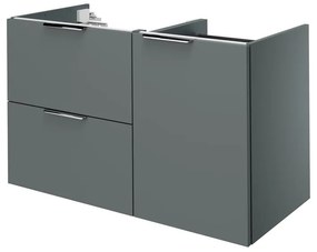 Mobile da bagno sotto lavabo SENSEA Neo laccato L 105 x H 64 x P 48 cm 2 cassetti 1 anta, lavabo non incluso