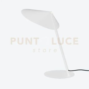 Lampada da tavolo gong work 1 luce attacco g9 bianco