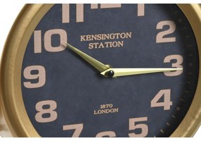 Orologio da Parete DKD Home Decor Aereo Nero Dorato Ferro (145 x 20 x 43 cm)