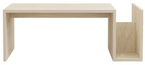 Tavolino da salotto MONEL con finitura effetto marmo beige