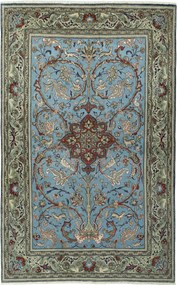 Ghom Tappeto persiano 140x220 Blu (Iran) Annodato A Mano