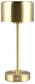 Lampada da tavolo a LED dimmerabile in oro (altezza 30 cm) Jeff - Trio