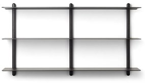 GEJST - Nivo Shelf Large D Nero Albero di Frassino/Nero