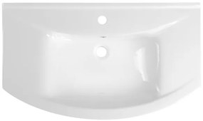 Aqualine - Lavabo da incasso ZERO 86x50 cm ceramica/bianco