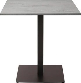 Tavolo pub ristorante bar quadrato 70x70 cm con Top Laminato effetto Cemento H 106