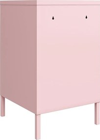 Comodino in metallo rosa chiaro Cache - Novogratz