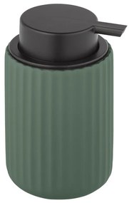 WENKO 24807100 - Dispenser di sapone BELLUNO 8x13,5 cm verde/nero