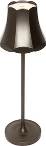 Lampada da tavolo retrò bronzo scuro ricaricabile IP44 - Granny