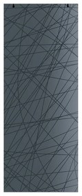 Anta per porta scorrevole Armonia fumè in cristallo L 76 x H 215 cm reversibile