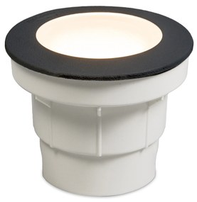 Faretto da terra per esterni moderno nero con LED IP67 - Ceci