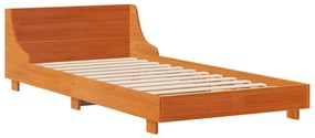 Letto senza materasso marrone cera 75x190 cm in legno di pino