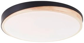 Brilliant - Plafoniera LED dimmerabile BAARLO LED/36W/230V diametro 50 cm nero + +TC