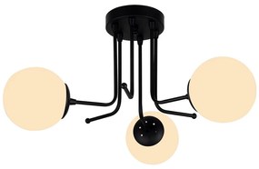 Apparecchio da soffitto nero, altezza 34 cm Star - Squid Lighting