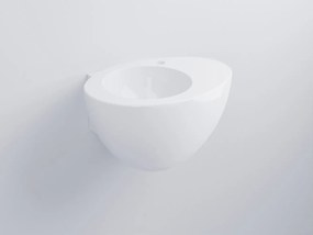 Cielo Le Giare lavabo sospeso 56x45 senza troppopieno in ceramica bianco lucido