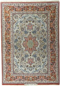 Isfahan Tappeto persiano 210 x 150 Beige (Iran) Annodato A Mano