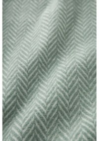 Plaid verde chiaro con contenuto di cotone , 140 x 180 cm Skyline - Euromant