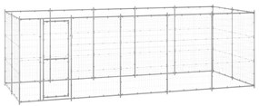 Gabbia Per Cani Da Esterno İn Acciaio Zincato 12,1 M² /