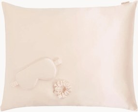 Set di 3 prodotti per il sonno in seta Champagne M
