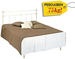 Letto matrimoniale in ferro battuto Grenoble senza pediera - 160 x 200 cm