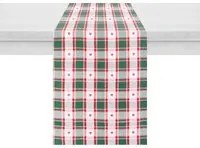 Runner 50x140 cm tartan verde