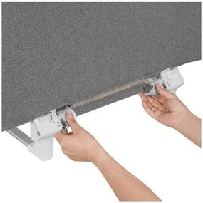 Lionelo - Barriera di sicurezza per letti LORA grigio scuro