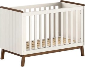 Lettino beige in pino massiccio con altezza regolabile 60x120 cm Sezane – Vipack