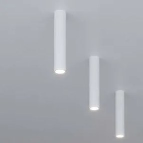 Plafoniera da soffitto in Acciaio LAGOS GU10 Bianca da interno