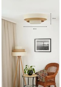 Brilagi-Plafoniera LED DENVER LUNETA LED/12W/230V diametro 60 cm beige/color crema