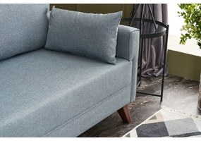 Divano letto azzurro 208 cm Bella - Balcab Home