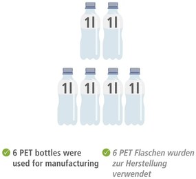 Mensola da bagno in bambù nero/naturale 44x93,5 cm Ecori - Wenko