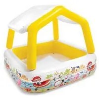 piscina gonfiabile quadra acquario con parasole +2 anni - cm.157x157x122h. - peso kg.3,80 (57470) fer294164